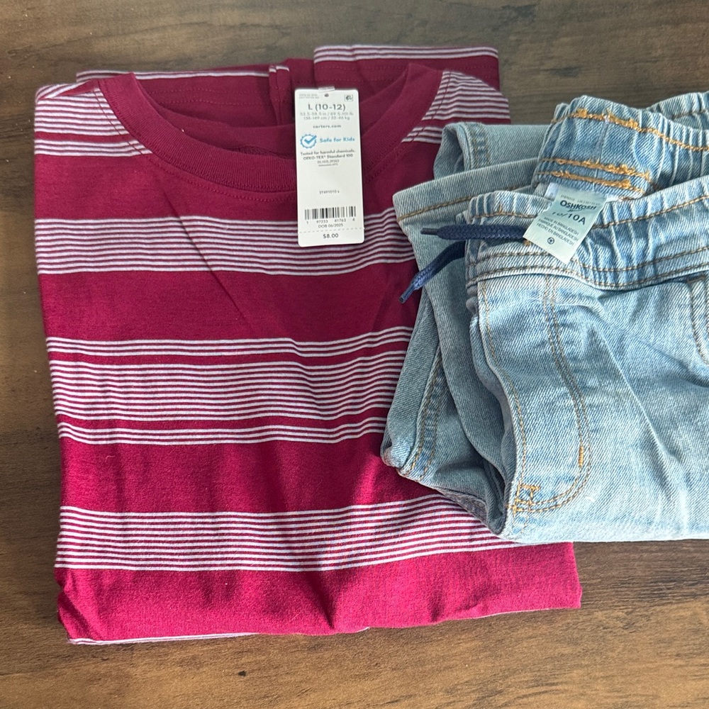 Carter's Red and Blue Kids Matching Set